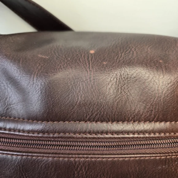 Relic Brown Faux Leather Messenger Bag - Picture 7 of 16